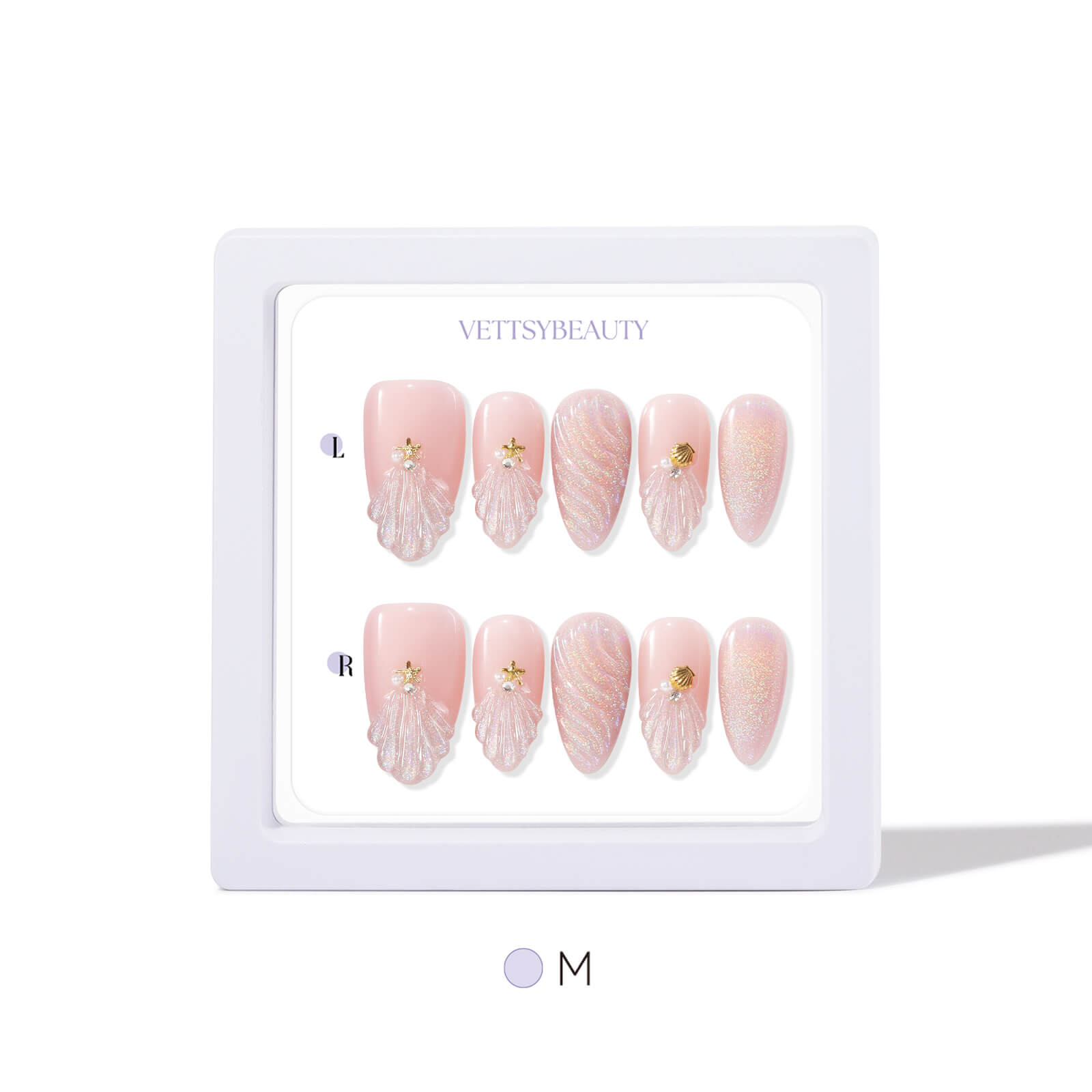 Holo-shell-cat-eye-press-on-nails-set-m