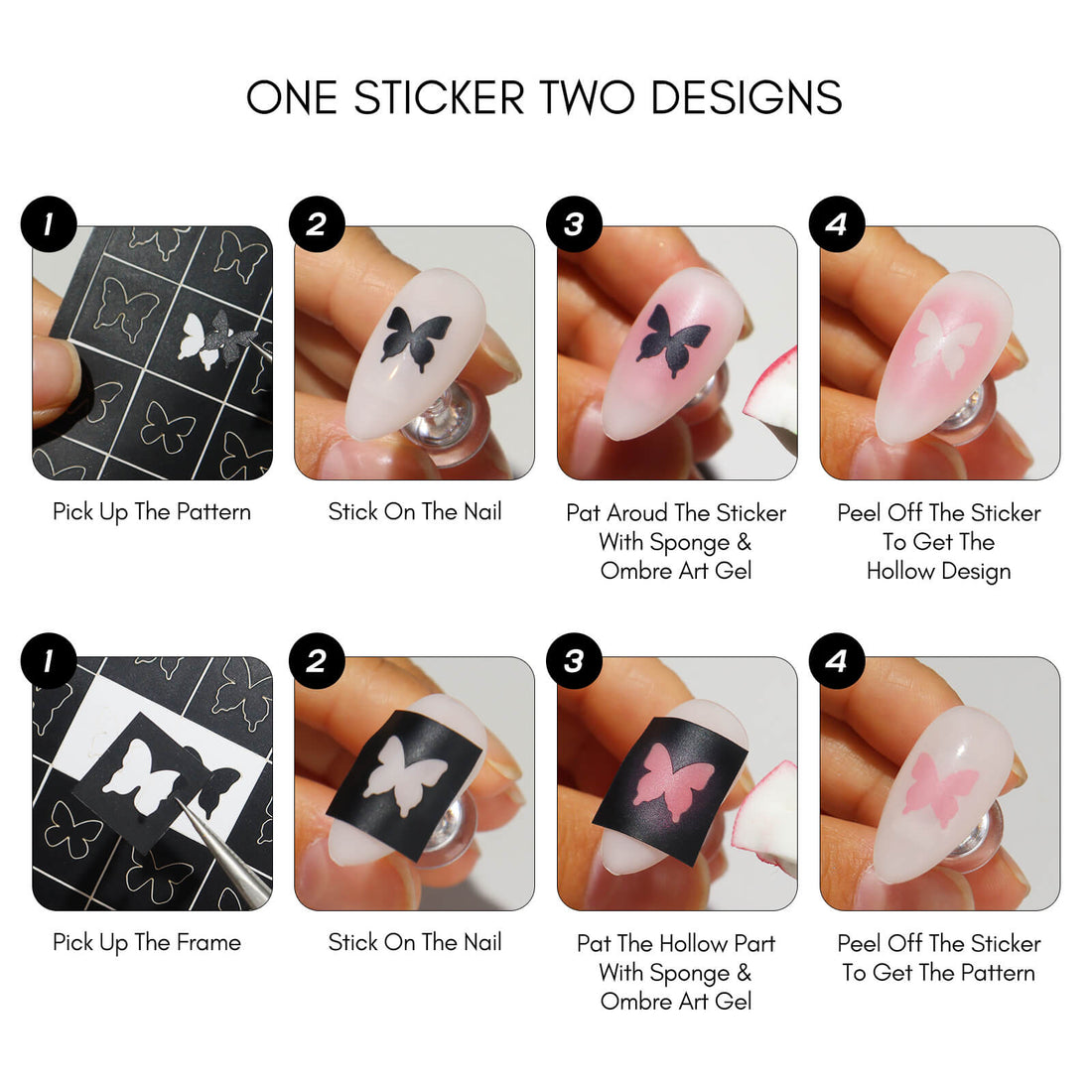Nail Sticker-Hollow Print