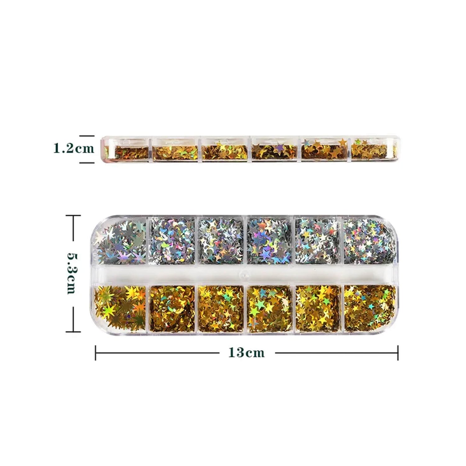 Laser-Nail-Art-Glitters-Star-size