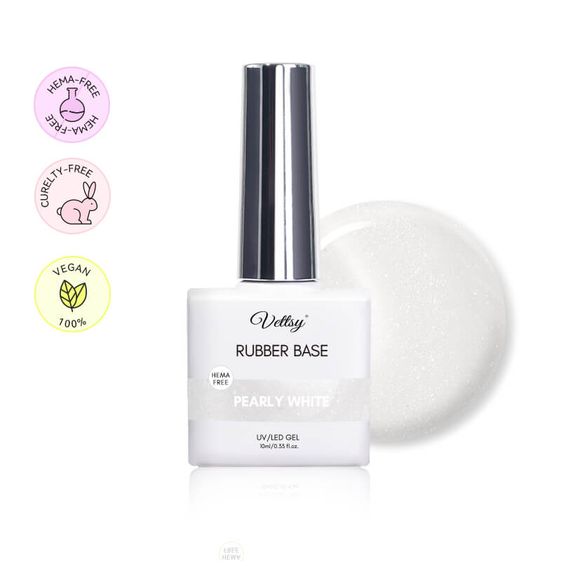 Hema-Free Rubber Base-Pearly White