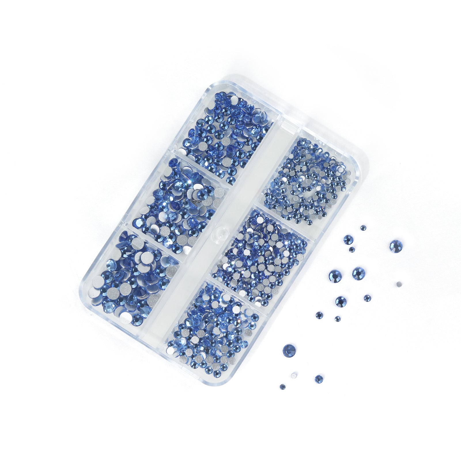 Round-rhinestone-6-grid-set-Sapphire