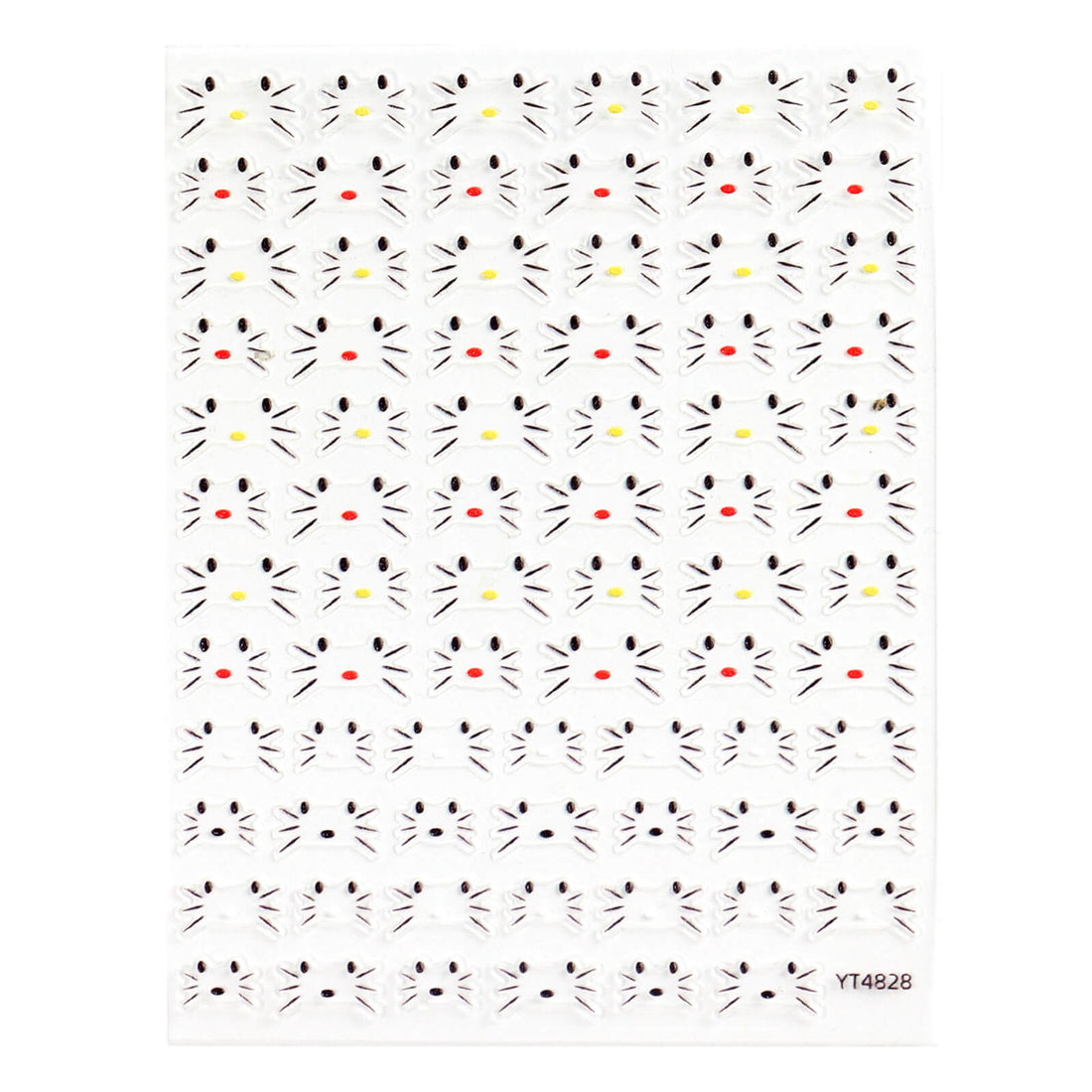 Self-adhesive-Nail-Art-Stickers-cat-face