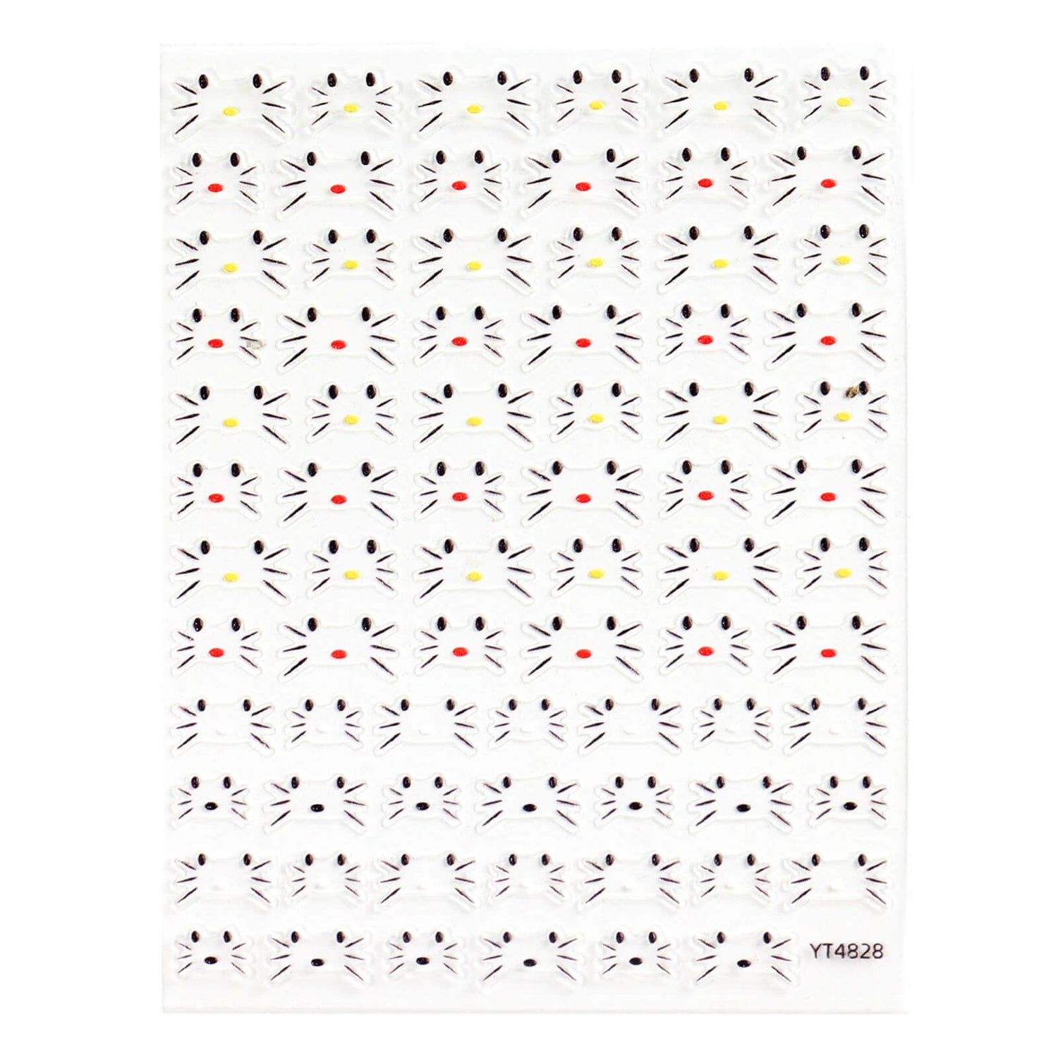 Self-adhesive-Nail-Art-Stickers-cat-face