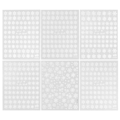 Nail Sticker Set-White Snow