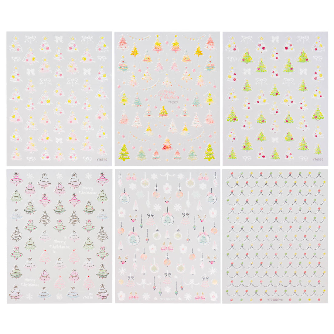 Nail Sticker Set-Xmas Tree