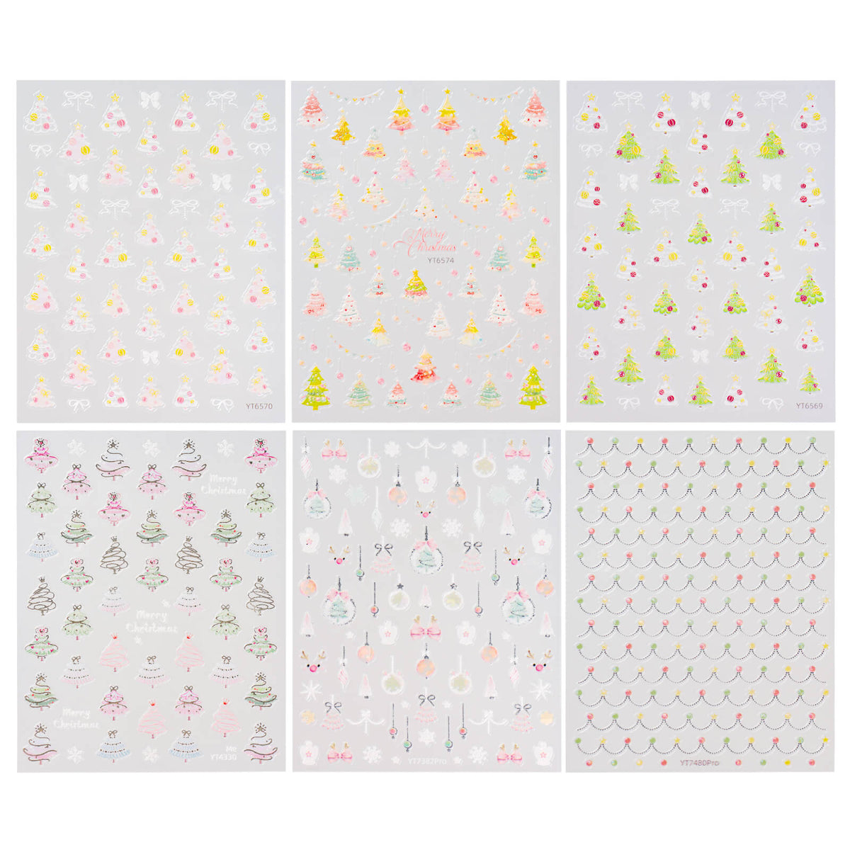 Nail Sticker Set-Xmas Tree