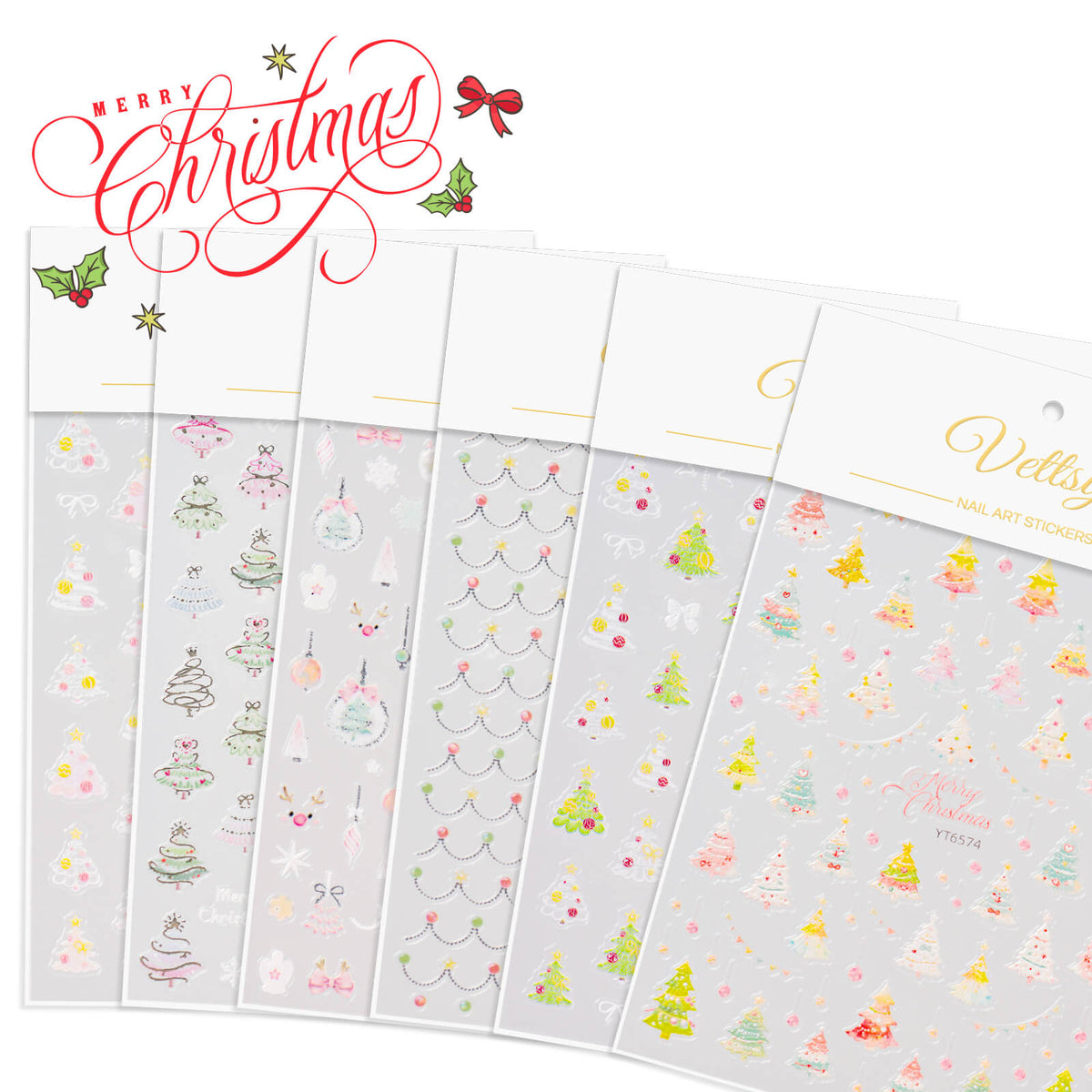 Nail Sticker Set-Xmas Tree