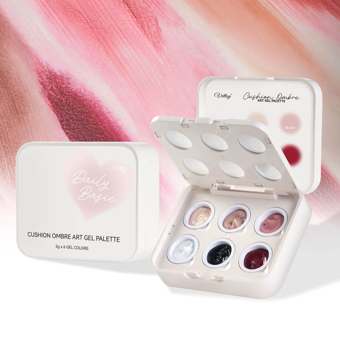 Cushion Ombre Art Gel Palette-Daily Basic