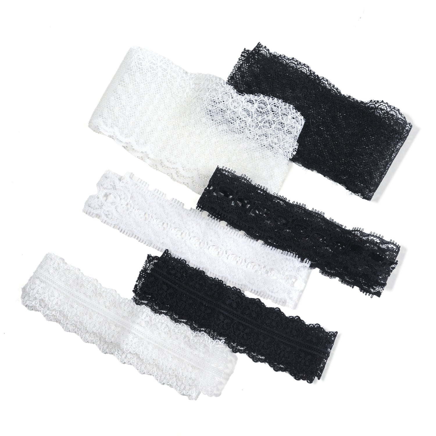black-white-nail-art-lace-set