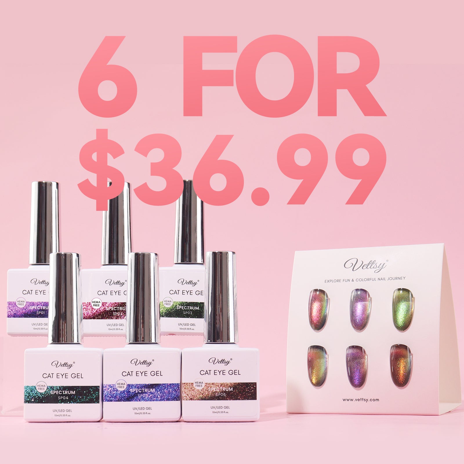 Gel Polish Set | Gel Nail Polish Collection | Vettsy