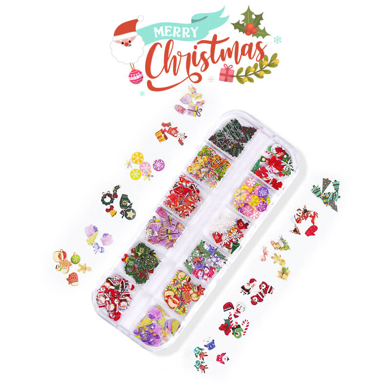 christmas-glitter-nail-art-flakes-show