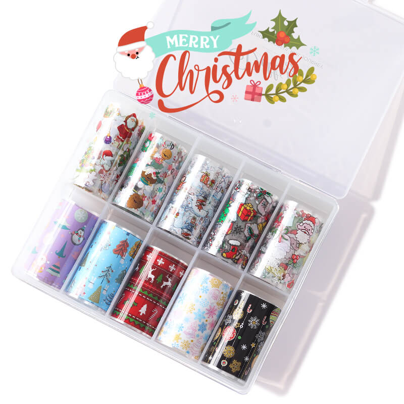 christmas-nail-art-transfer-foil-10pcs-set