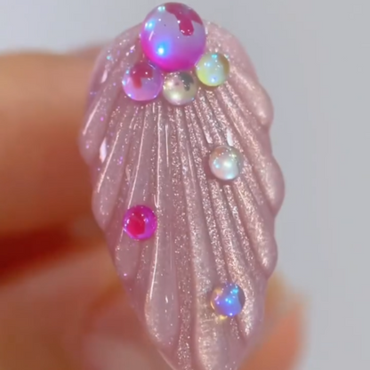 colorful-aurora-pearls-nail-art-beads