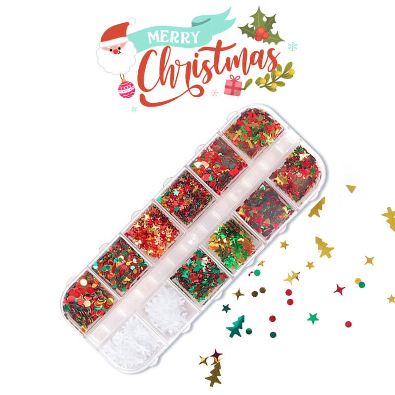 colorful-christmas-nail-art-glitters-holiday-flakes