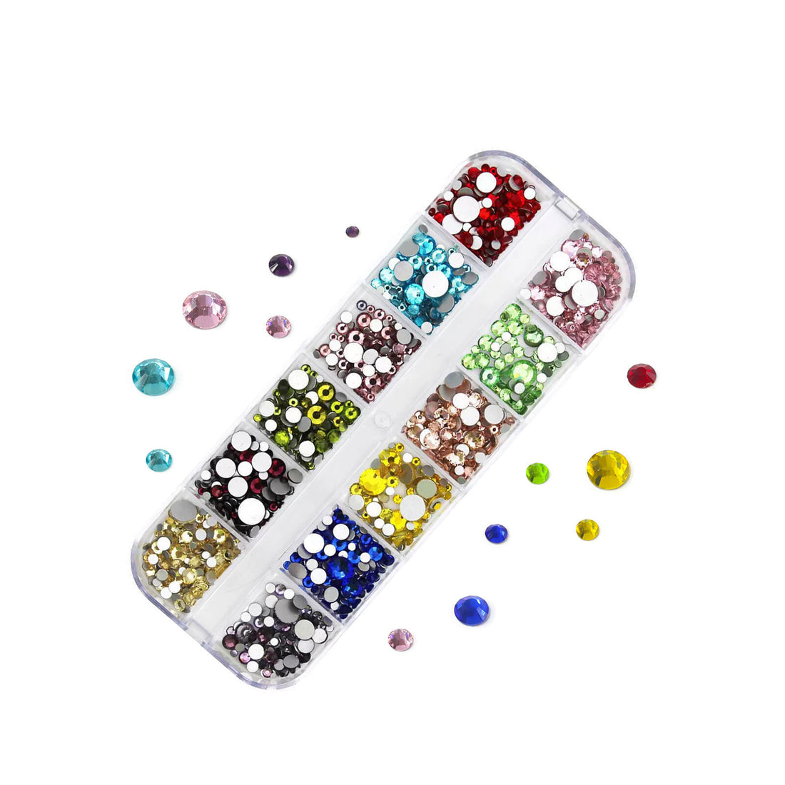 Colorful Rhinestone Box
