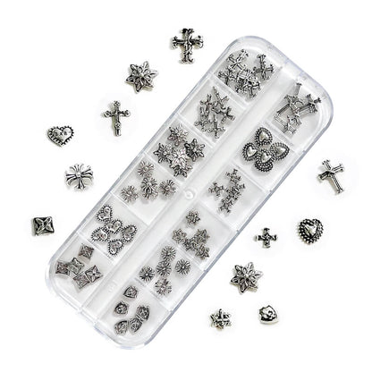 cross-metal-charms-set