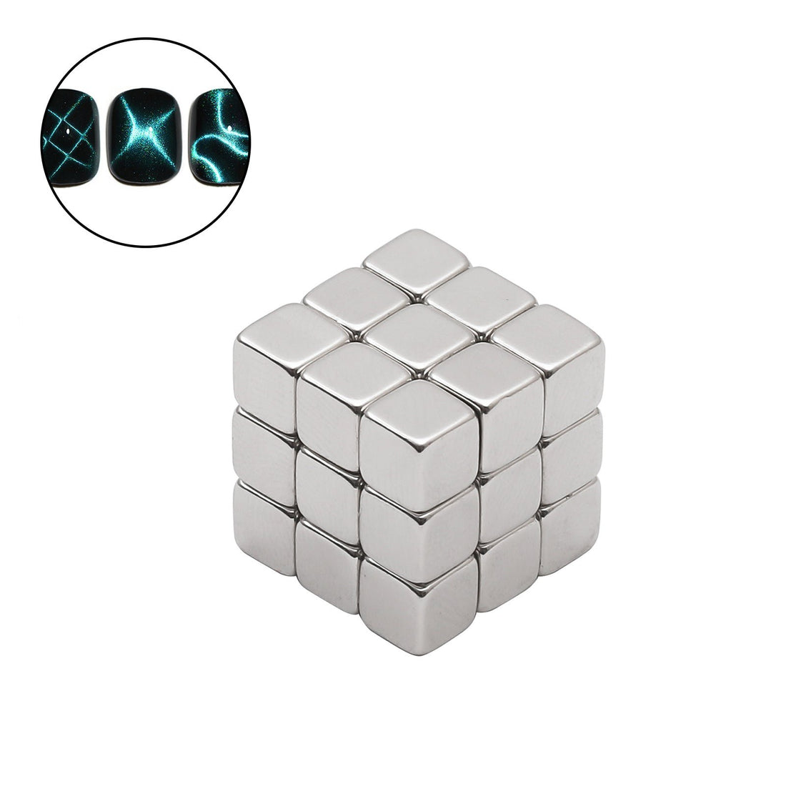Cat Eye Computer Magnets Multifunctional Cats Eye Effect Tool Cube Cat Eye Magnet – Vettsy