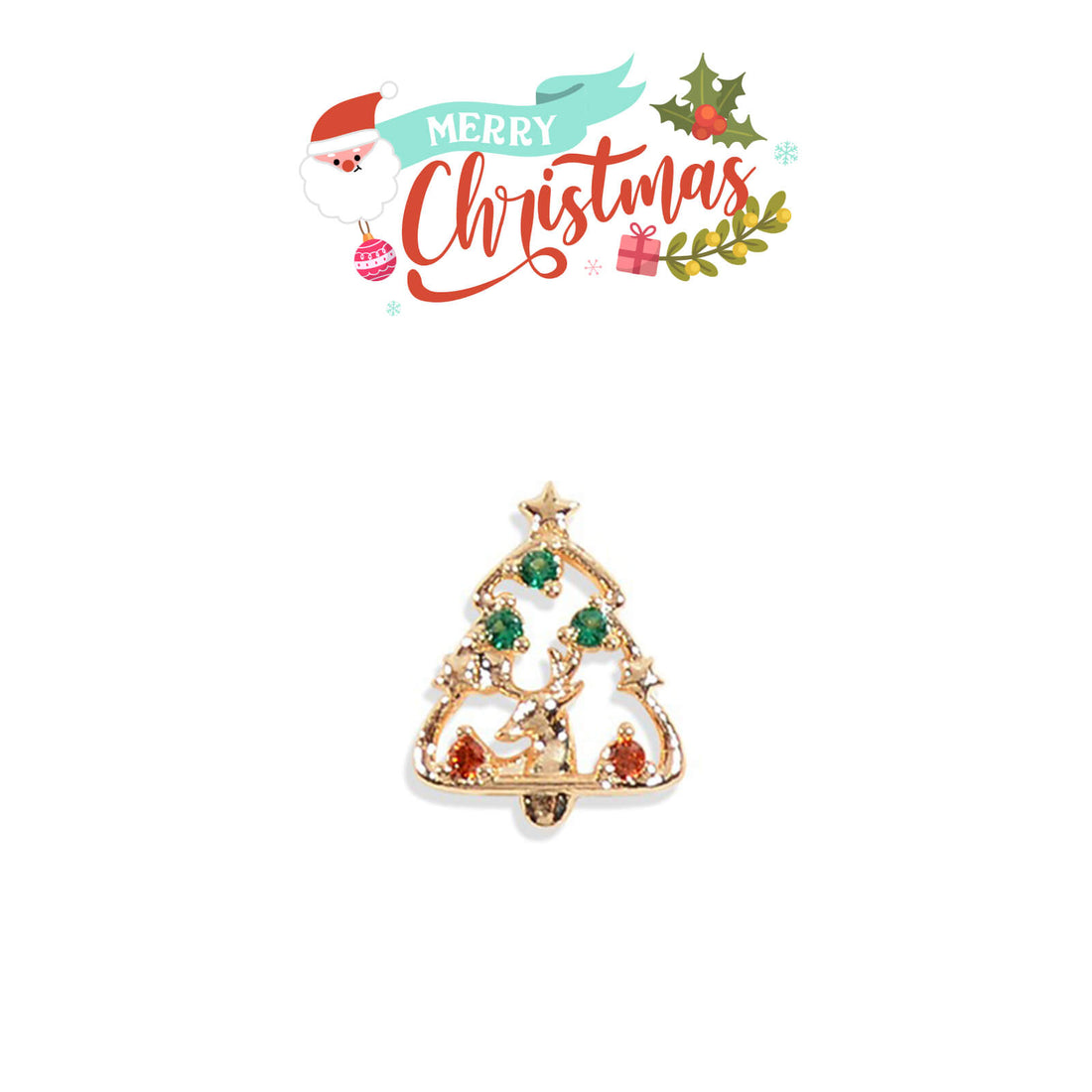 Christmas Tree Rhinestone
