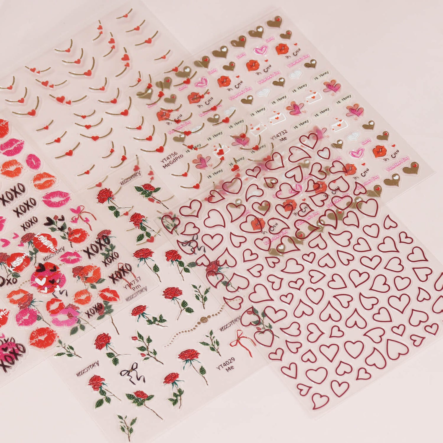 ملصق أظافر - طباعة مجوفة