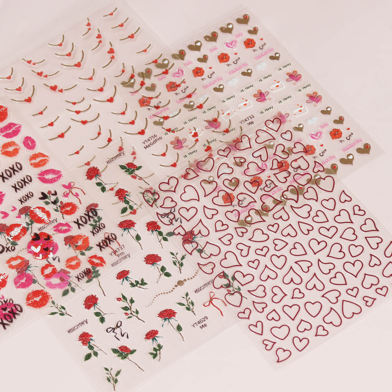 ملصق أظافر - طباعة مجوفة