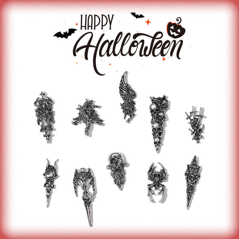gothic-metal-charms-set