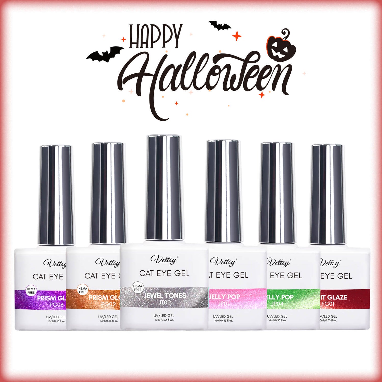 Halloween Cat Eye Gel Set