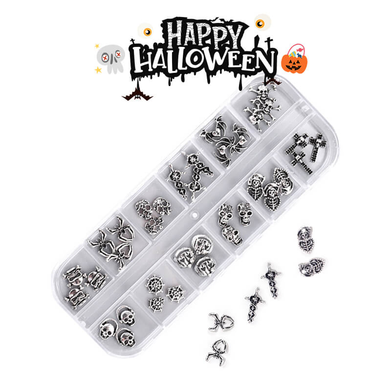 halloween-metal-nail-art-charms-scary-nails-decoration