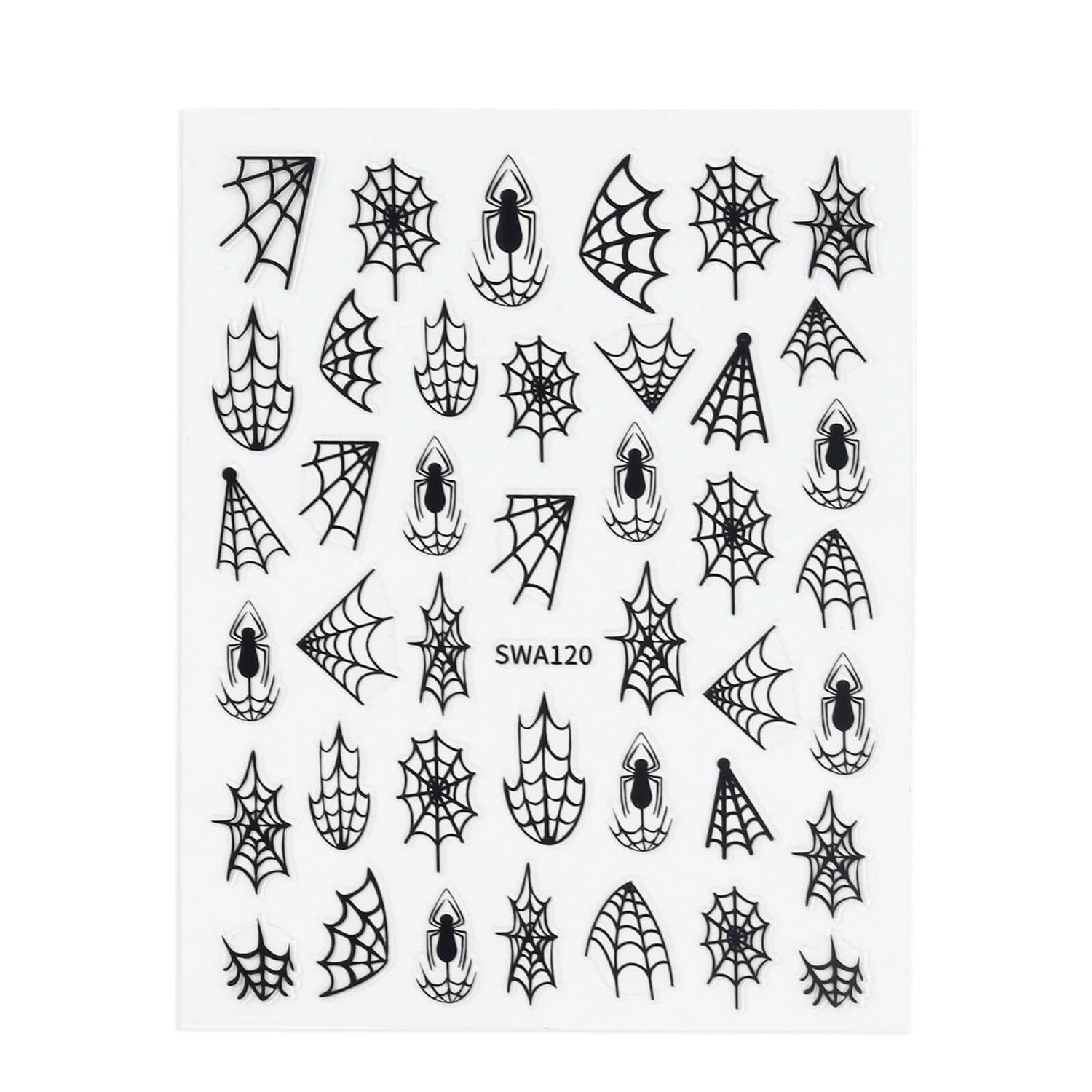 halloween-nail-sticker-colorful-black-spiderweb