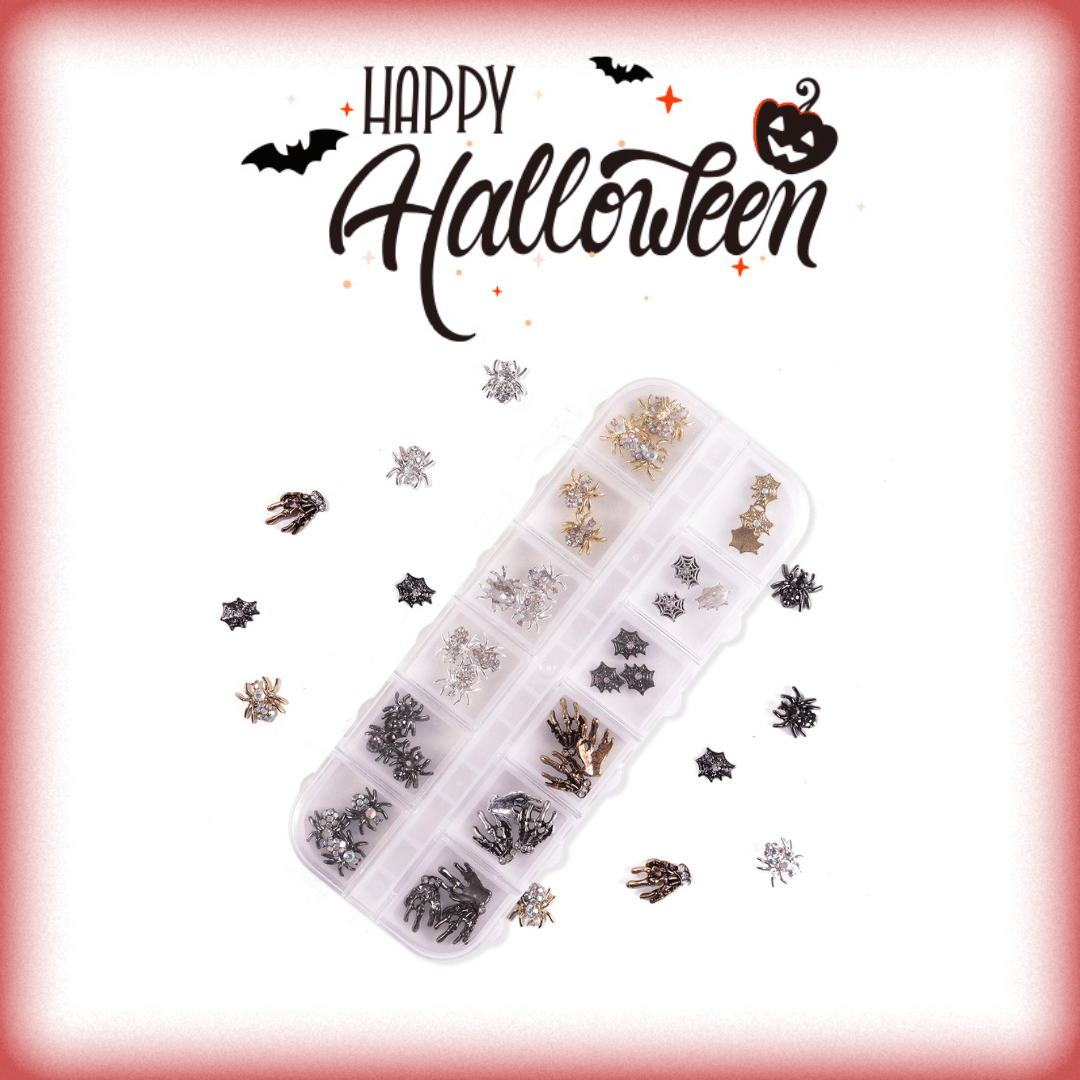 halloween-scary-nails-decoration-metal-nail-art-rhinestones-charms