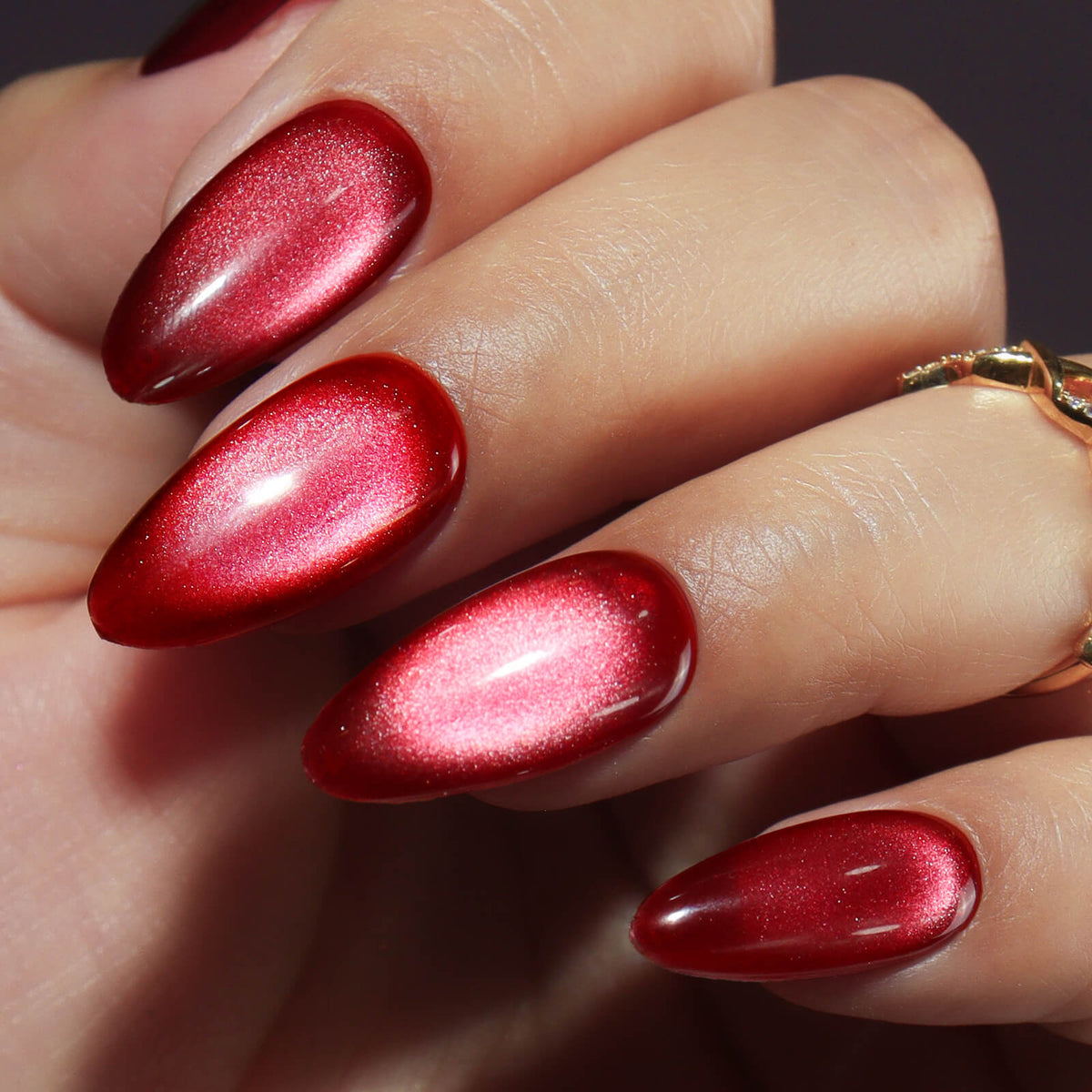 Hema Free Red Fruit Glaze Cat Eye Gel Nail Polish FG01 Vettsy hema-free-red-fruit-glaze-cat-eye-gel-nail-polish-fg01-vettsy