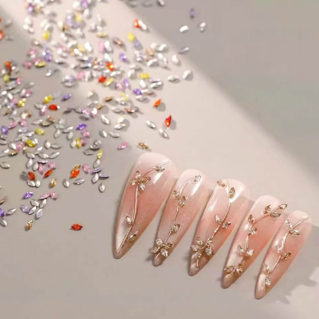 holiday-rhinestones-nail-design