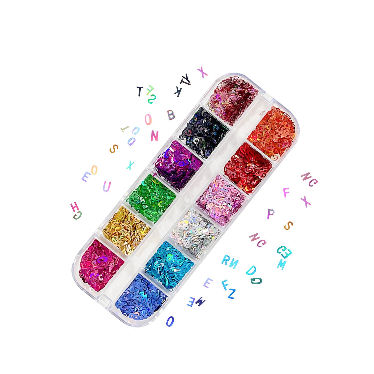 Nail Glitters-Letter