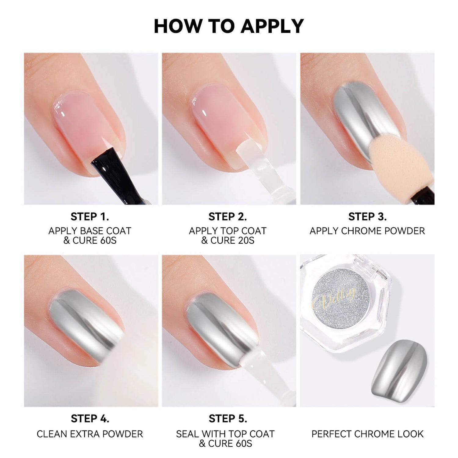 how-to-use-nail-art-chrome-powder