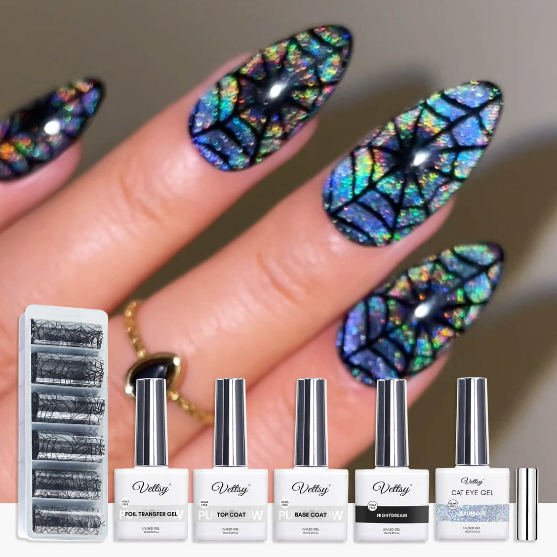 ig-nail-trend-set-holo-spiderweb-premium-set