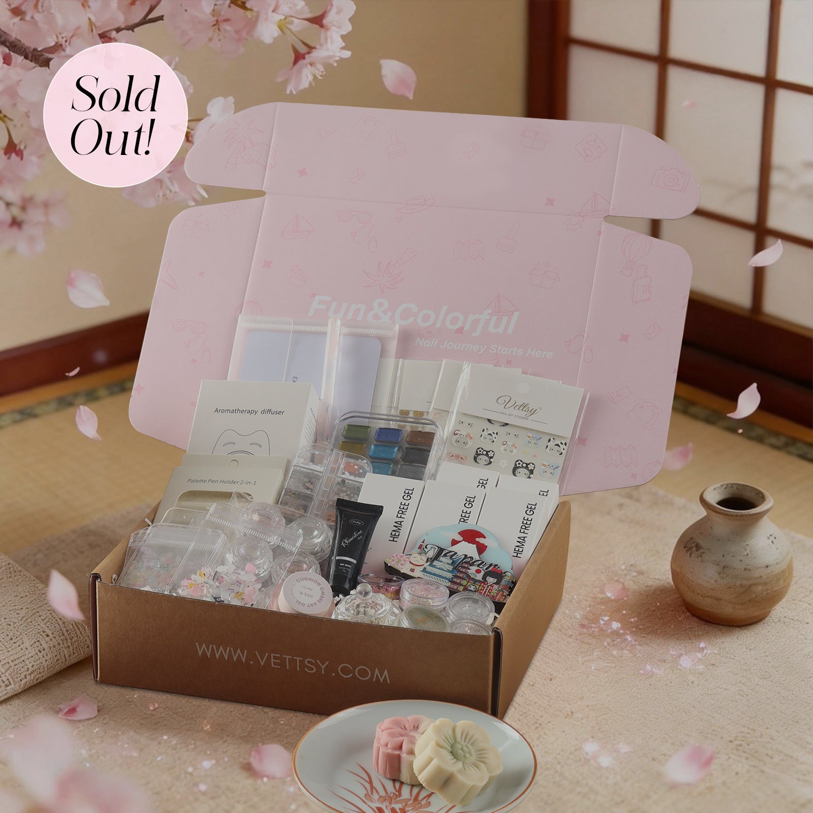 Suscripción mensual Nail Box-Deluxe 