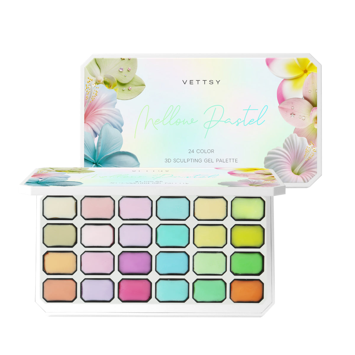 3D Sculpting Gel Palette-Mellow Pastel