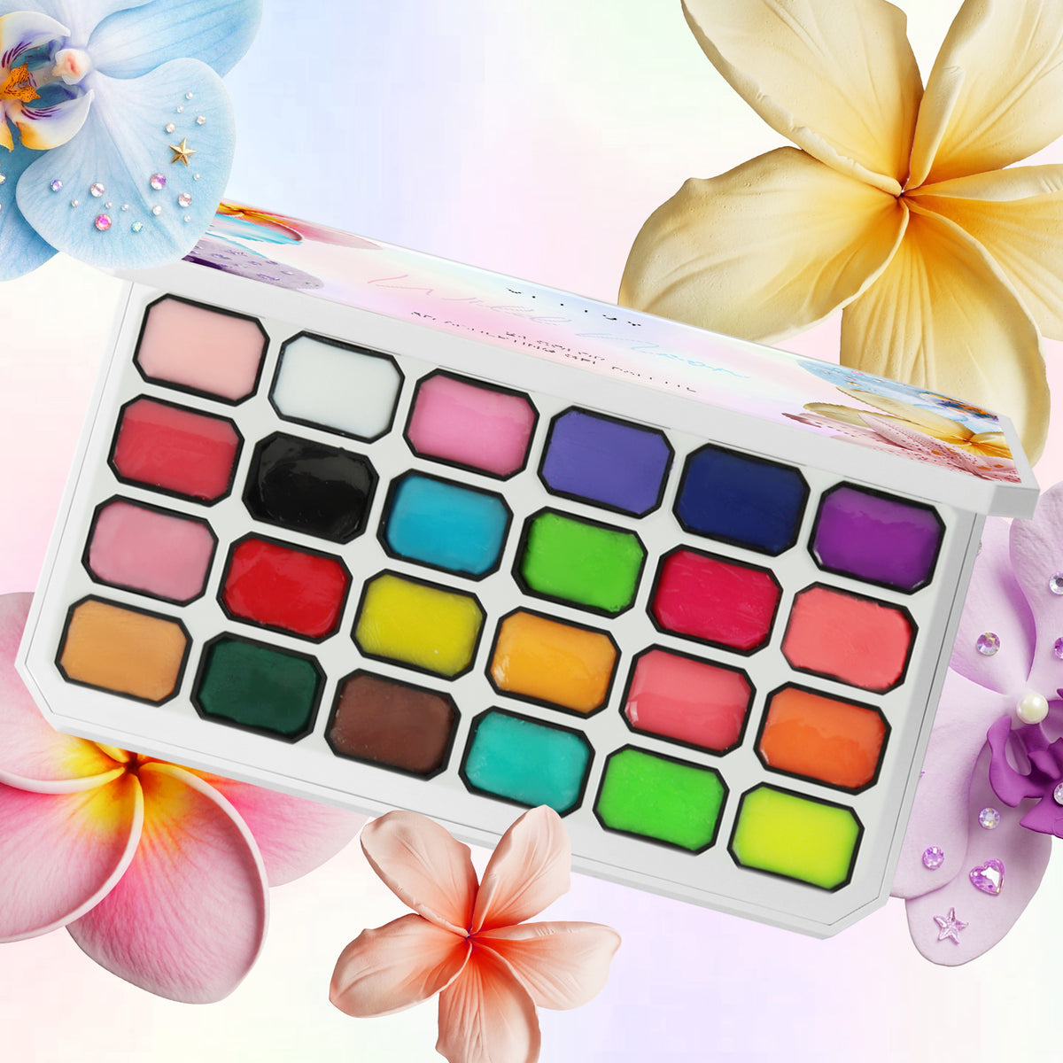 3D Sculpting Gel Palette-Wild Neon