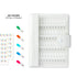Magnetic Nail Swatch Book 120 colors - gel polish display organizer for nail technicians