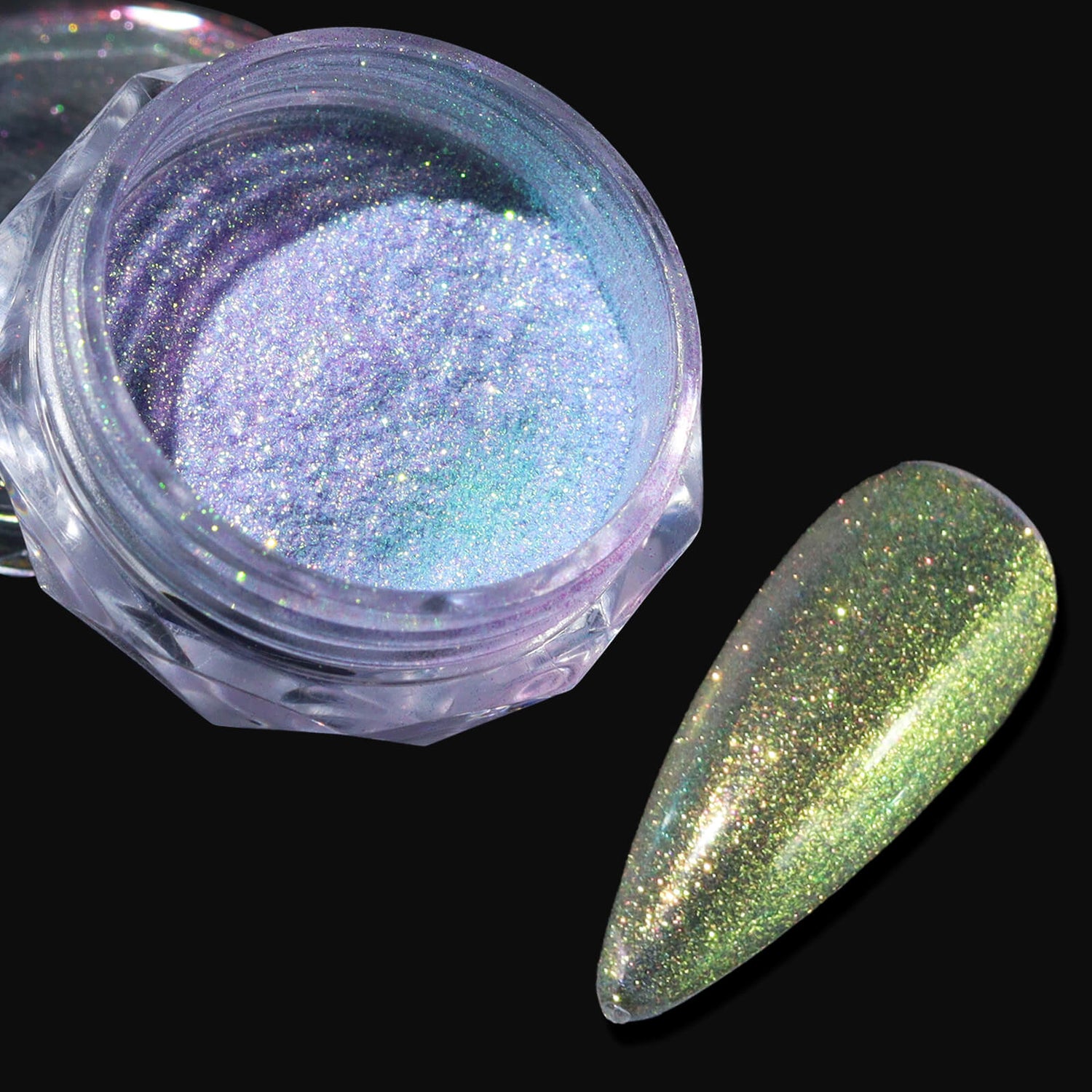 mermaid-opal-flakes-cloud-aurora-green-opal-gold-chrome