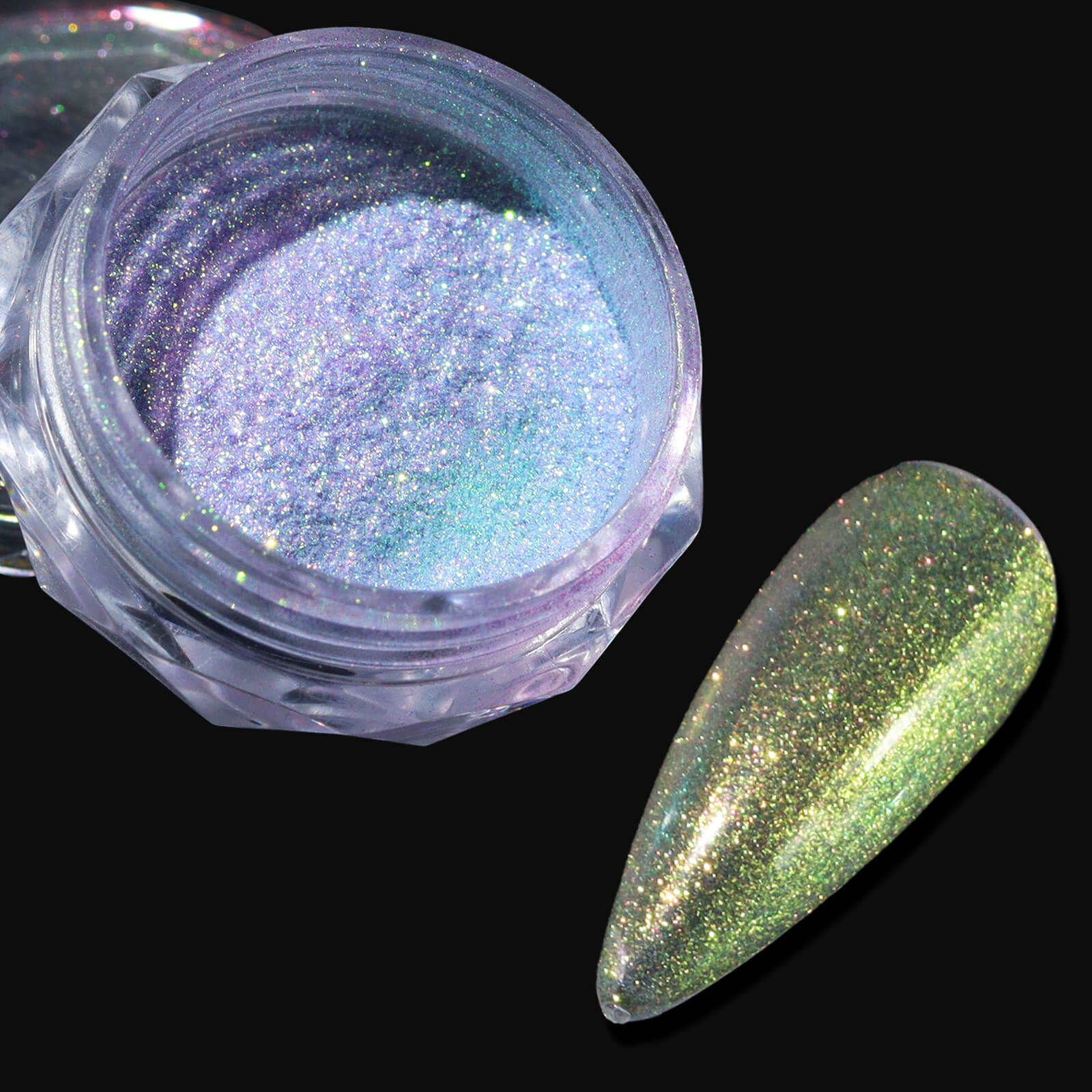 mermaid-opal-flakes-cloud-aurora-green-opal-gold-chrome