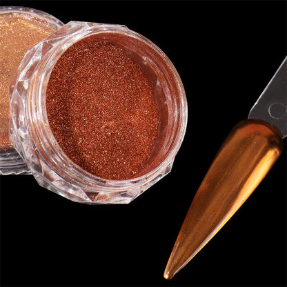 metal-chrome-nail-powder-orange