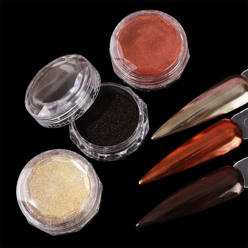 Metal Chrome Nail Powder 3 Colors Set – Vettsy