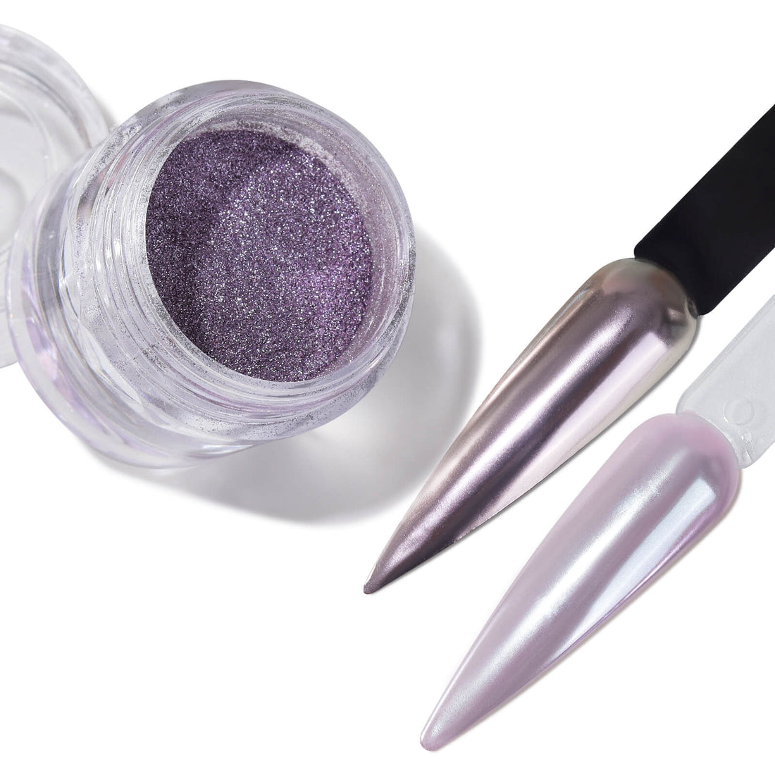 moonlight-nail-art-chrome-powder-purple