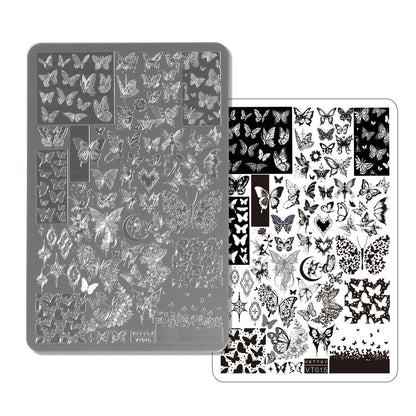 nail-art-stamping-plate-Butterfly