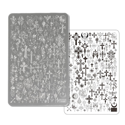 nail-art-stamping-plate-Cross