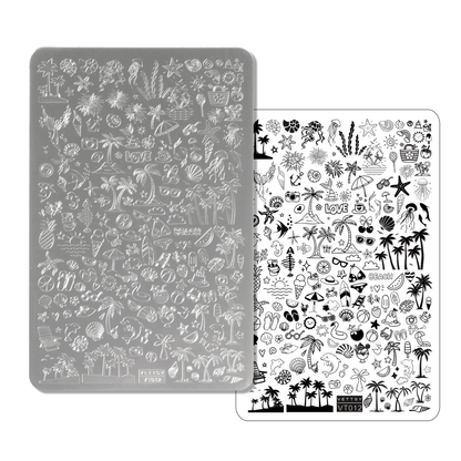 nail-art-stamping-plate-Summer
