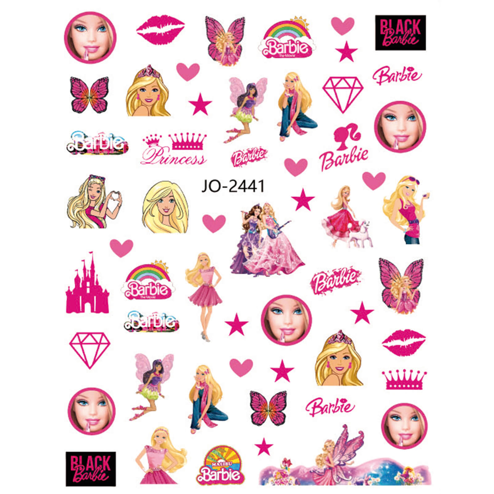 barbie stickers printable