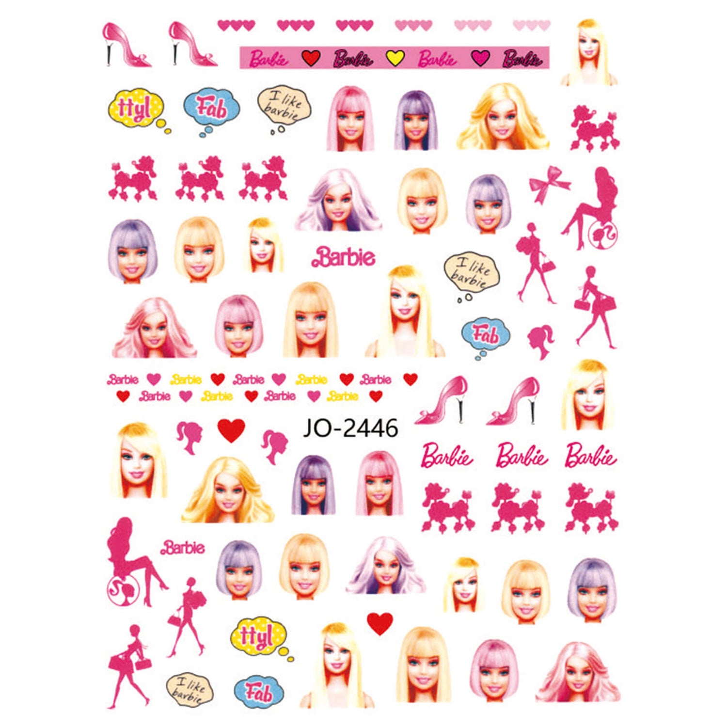 nail-art-stickers-barbie-doll-2446