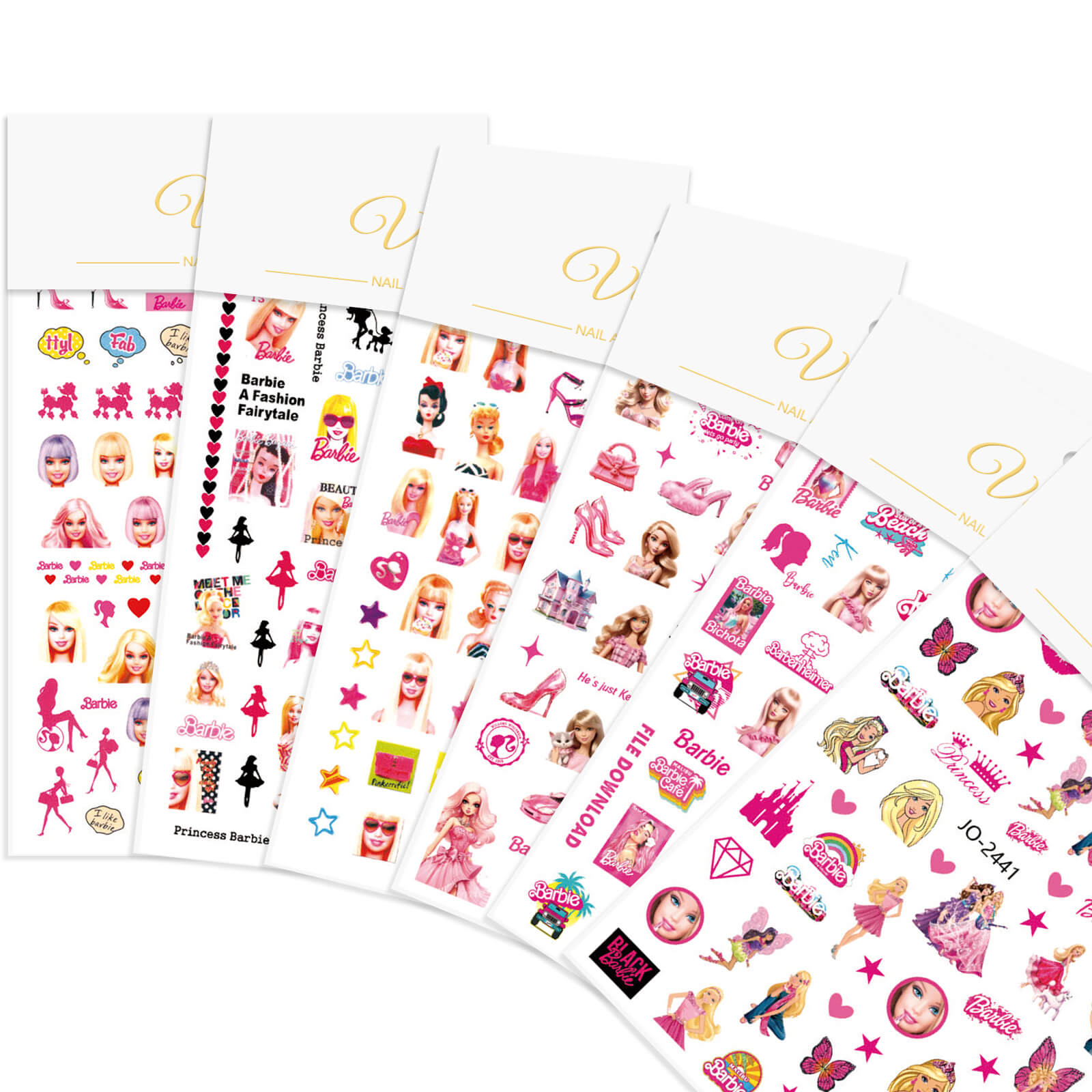    nail-art-stickers-barbie-doll-set-all