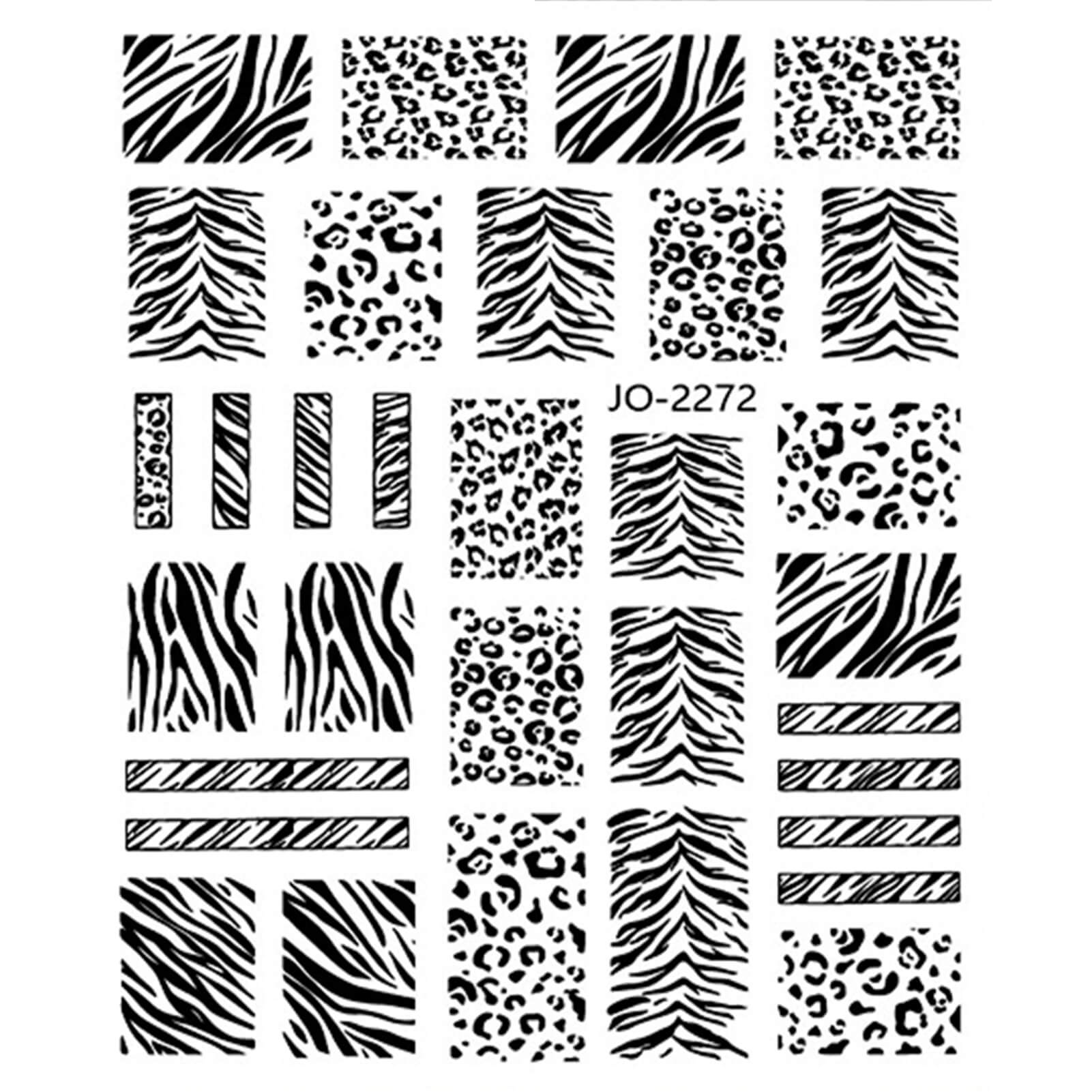 Nail Art Stickers-Colorful Leopard Print – Vettsy nail-art-stickers-colorful-leopard-print-vettsy